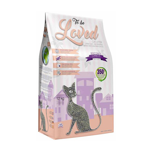 LITIERE TO BE LOVED CARBON BENTONITE 12 KG