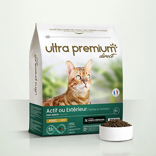 ULTRA PREMIUM CHAT ADULTE D'EXTÉRIEUR&CHATON GFREE 3KG