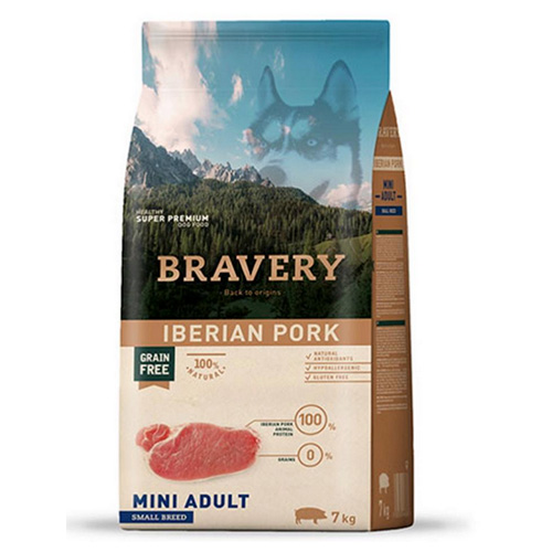 BRAVERY PORK MINI ADULT SMALL  2 KG
