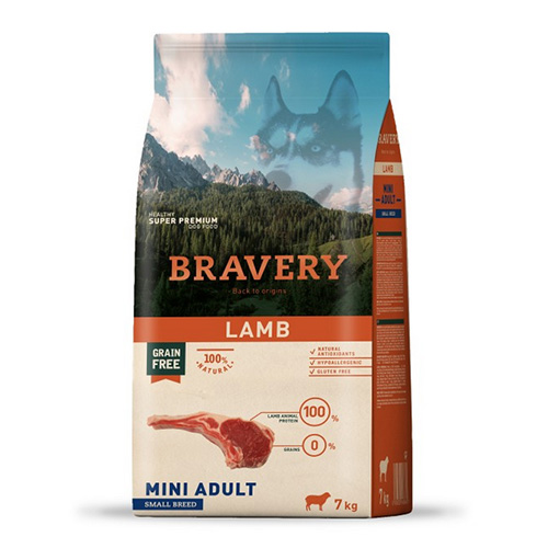 BRAVERY LAMB MINI ADULT SMALL 2KG