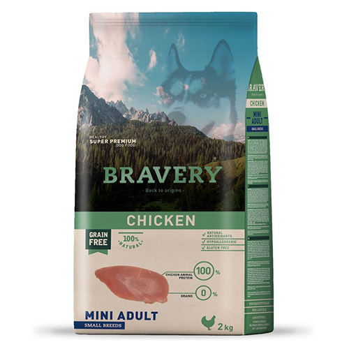 BRAVERY ADULT CHICKEN SMALL BR 7 KG