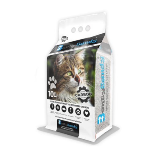 LITIERE BENTYSANDY 5L CHARBON ACTIF1 CARTON = 4 UNITÉS