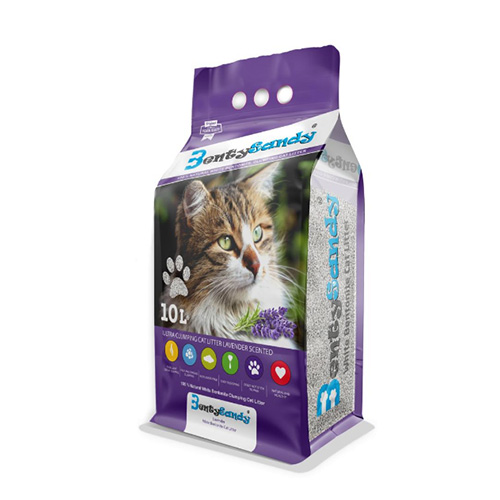 LITIERE BENTYSANDY 10L LAVANDE1 CARTON = 2 UNITÉS