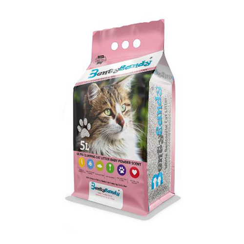 LITIERE BENTYSANDY 5L POWD TALC BABY1 CARTON = 4 UNITÉS