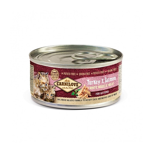 CARNILOVE CAT TURKEY&SALMON FOR KITEN 100G
