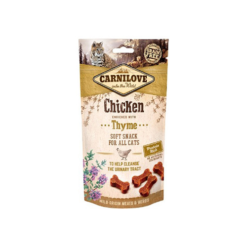 CARNILOVE - SNACK CAT CHICKEN ENRICHED WITH THYME 50G