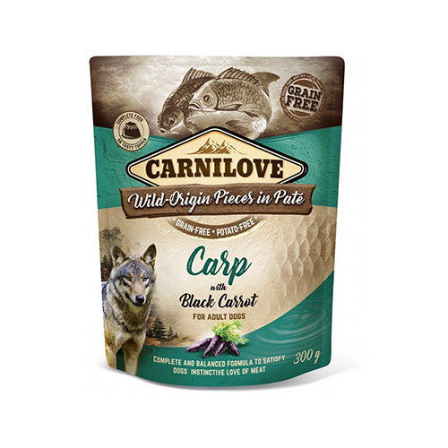 CARNILOVE PATEE CARP+CARROT 300GR