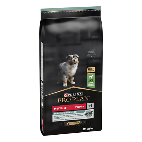 PROPLAN MEDIUM PUPPY AGNEAU DIGESTION 12 KG