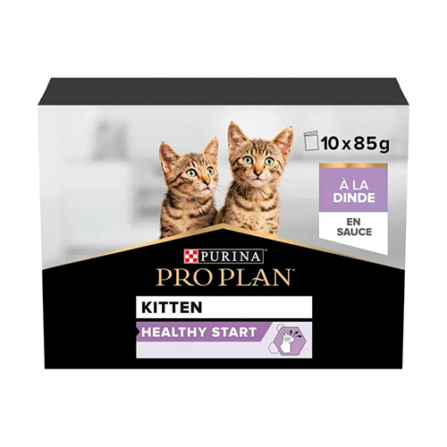 PROPLAN CAT KITTEN DINDE 10X85G