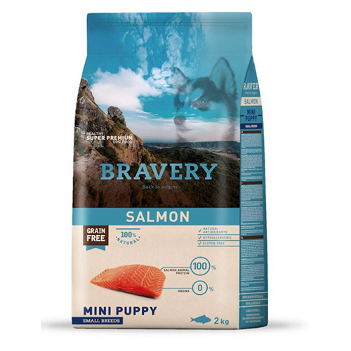 BRAVERY SALM MINI PUPPY SMALL 2 KG