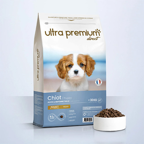 ULTRA PREMIUM CHIOT DE PETITE & MOYENNE TAILLE 12 KG