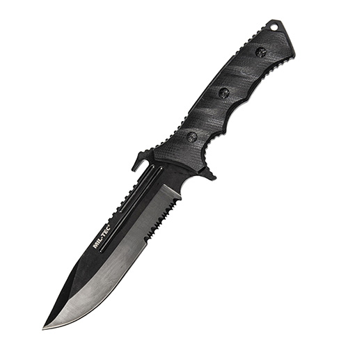 COUTEAU STURM DE COMBAT  ETUIS NOIR