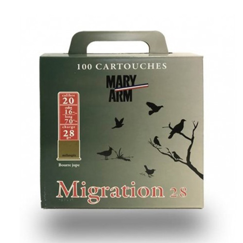 CARTOUCHE MARY MIGRATION  28G P5,5+6,5 C20 /100