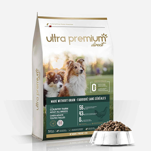 ULTRA PREMIUM COUNTRY FARM CHIEN ADULT TTES TAILLE GFREE 12KG
