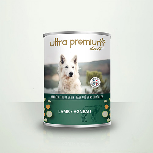 ULTRA PREMIUM TERRINE AGNEAU  CHIEN 400GR