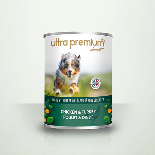 ULTRA PREMIUM TERRINE POULET DINDE CHIEN 400GR
