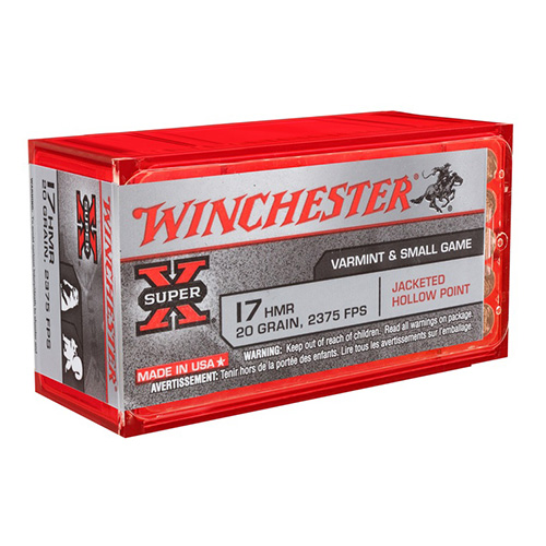 CARTOUCHE WINCHESTER 17 HMR 17GR /50