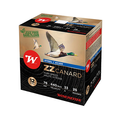 CARTOUCHE WINCHESTER  ZZ CANARD STEEL 33G P4 C12 /25