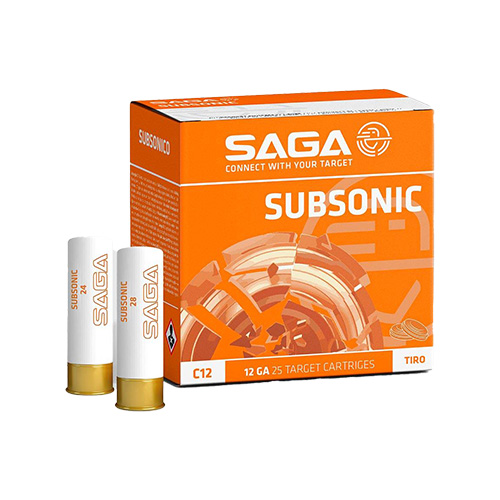CARTOUCHE SAGA SUBSONIC 330M/S 28G P7.5  C12 /25