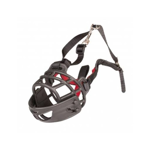MUSELIERE CAOUTCHOUC XL NOIR/ROUGE STYLE BASKERVILLE