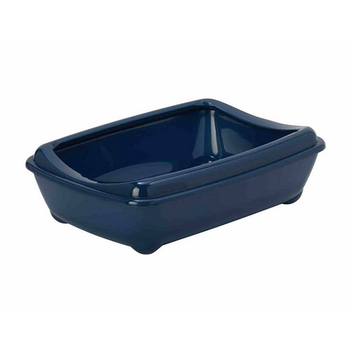 BAC A LITIERE + REBORD 42 CM BLEU