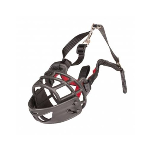 MUSELIERE CAOUTCHOUC L NOIR/ROUGE STYLE BASKERVILLE