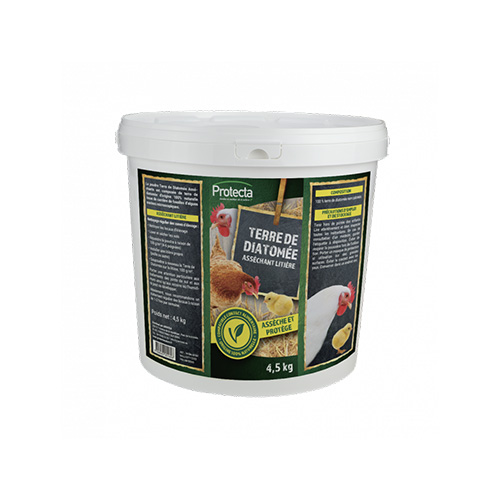 TERRE DE DIATOMEE BASSE COUR COMPATIBLE AGRICULTURE BIOLOGIQUE 4.5KG