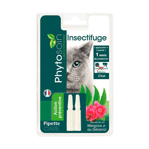 PIPETTES INSECTIFUGES CHAT X2
