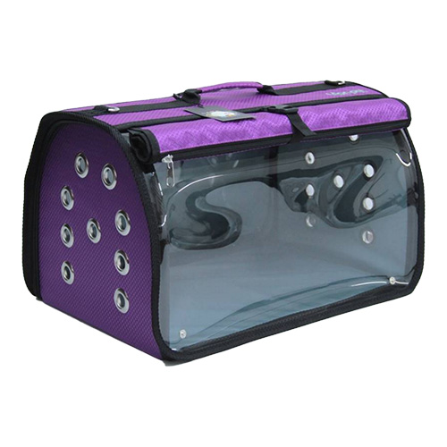 SAC TRANSP BIGFLY 48x38x22 CM VIOLET