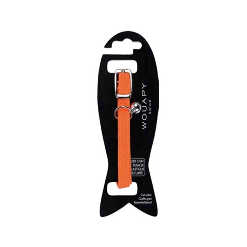 COLLIER CHAT ELASTIC FLUO ORANGE