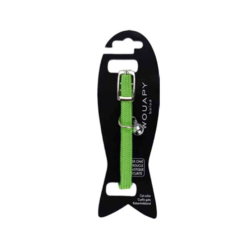 COLLIER CHAT ELASTIC FLUO VERT