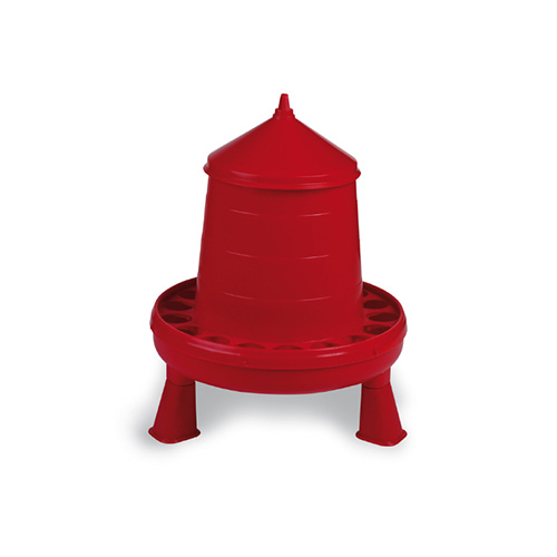 TREMIE PLAST 4KG ROUGE+PIED VOLAILL