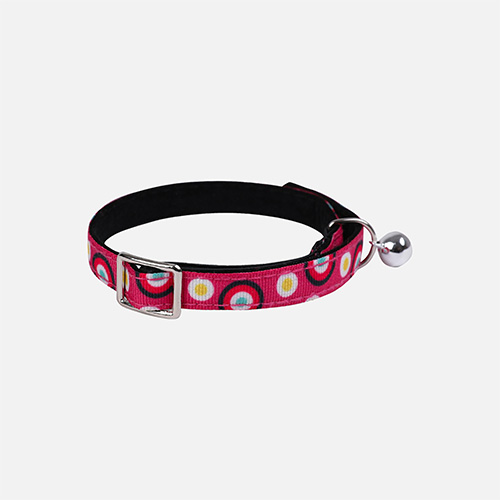 COLLIER CHAT SUBLIME PSYCHE FRAMBOISE