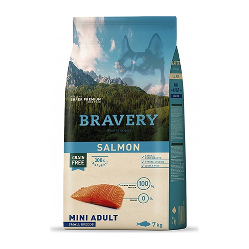 BRAVERY SALMON MINI ADULT 2 KG
