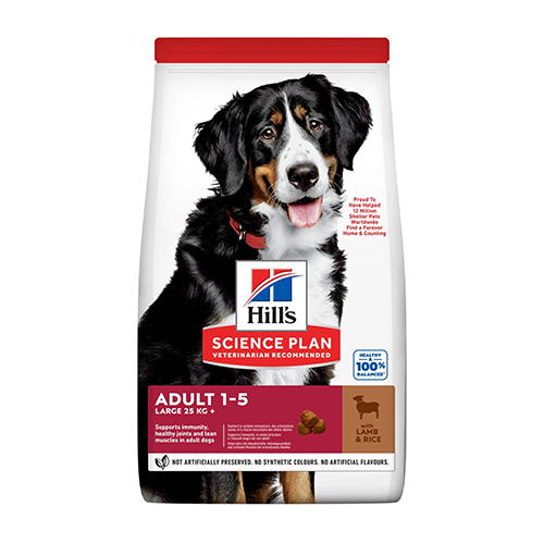 HILL'S SP CHIEN ADULTE DE GRANDE RACE L'AGNEAU ET RIZ 12KG