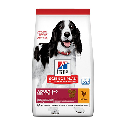 HILL'S SP CHIEN ADULTE MEDIUM POULET 12KG