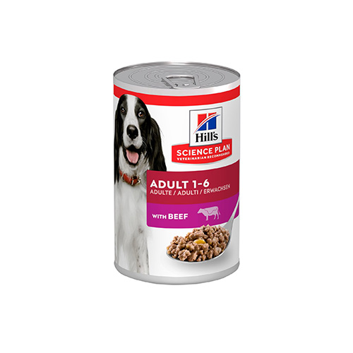 HILL'S SP CHIEN ADULT BŒUF BOITE 370G