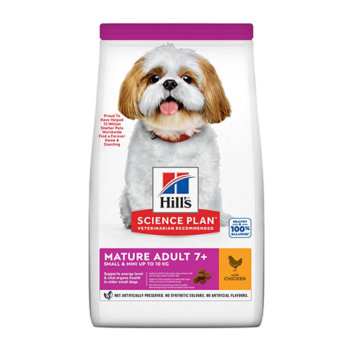 HILL'S SP MATURE ADULT SMALL & MINI PETIT CHIEN ÂGÉ POULET 3KG