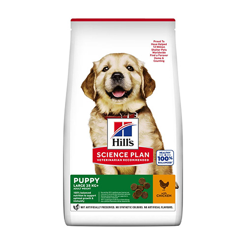 HILL'S SP PUPPY CHIOT DE GRANDE TAILLE POULET 16KG