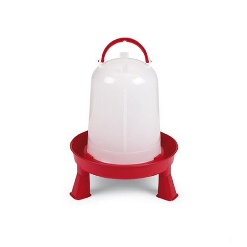 ABREUVOIR VOLAILLE ECO 3L AVEC PIEDS ROUGE