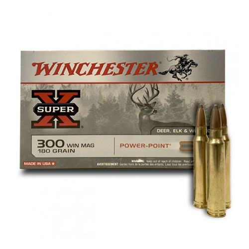 CARTOUCHE 300 MAG WINCHESTER POWER POINT 180GR