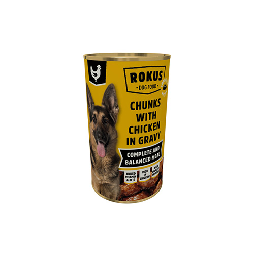 ROKUS 415GR BOULETTE CHIEN VOLAILLE X 24
