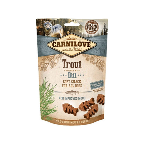 CARNILOVE SNACK TROUT + DILL 200GR