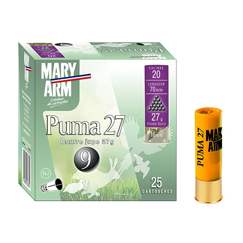 CARTOUCHE MARY PUMA 27G P7.5 BJ C20 /25