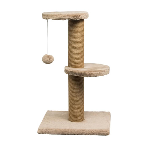 ARBRE A CHAT MIAMI 34X34X67CM BEIGE