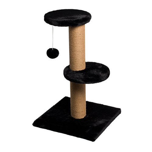 ARBRE A CHAT MIAMI 34X34X67CM NOIR