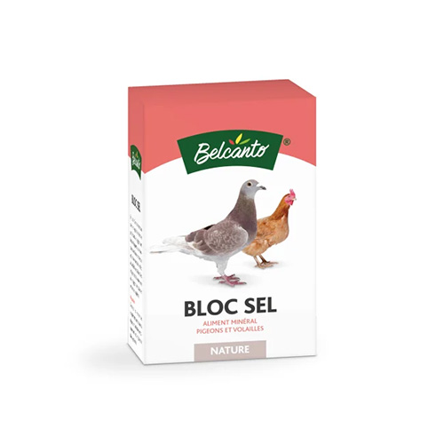 BLOC SEL OISEAU NATURE BELCANTO