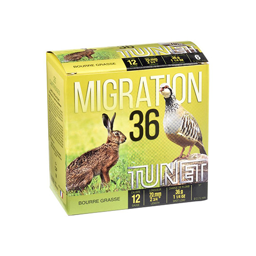 CARTOUCHE TUNET MIGRATION 36G P8 BOURRE GRASSE C12