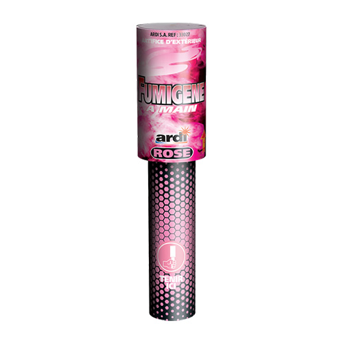 FUMIGENE A MAIN ROSE 45 SECONDES