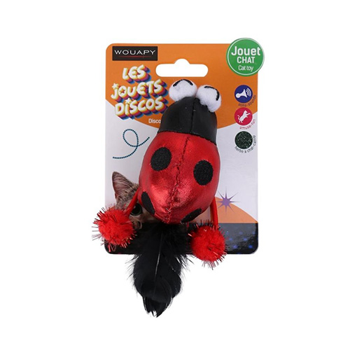 JOUET CHAT DISCO LADY + GRELOT